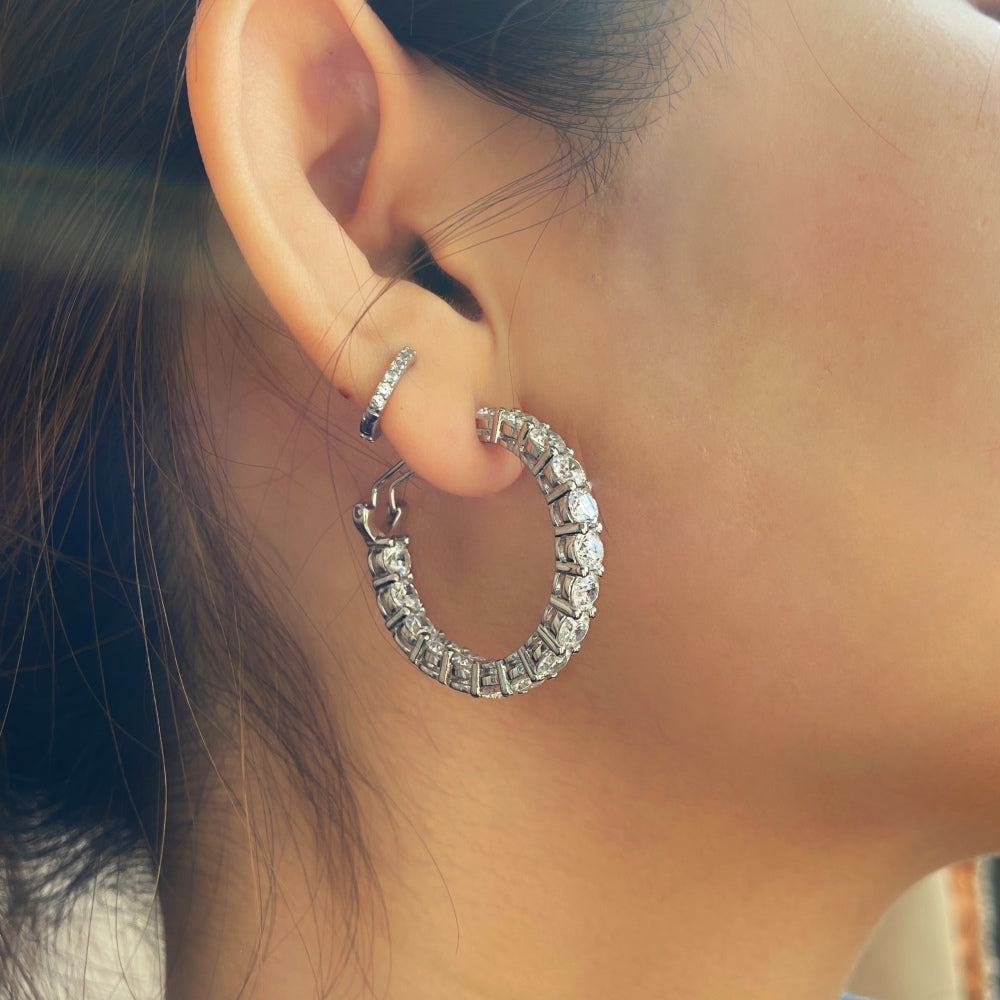 Ava Hoop Earrings