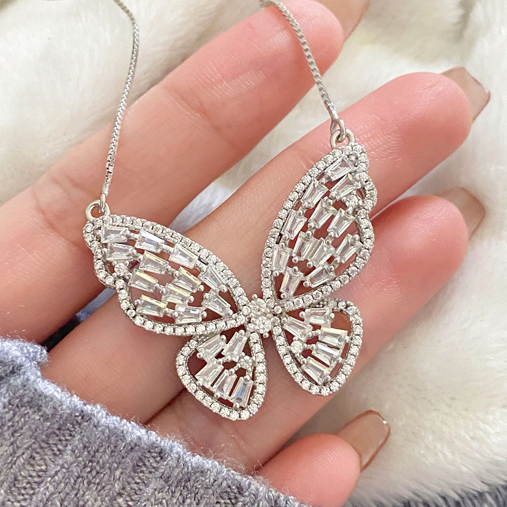 Mercedes Butterfly Necklace