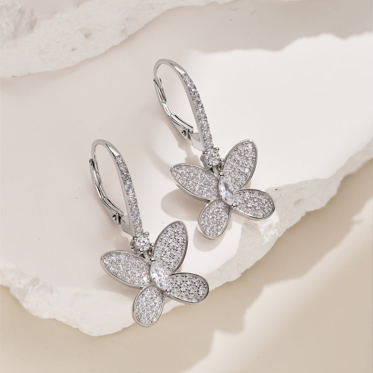 Butterfly Drop Earrings